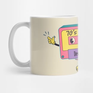 Music cassette man - De pu Mug